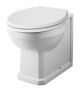 Back To Wall Pan - Hudson Reed NCS806 White, White colour ,image 1