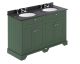 1200mm Cabinet & Double Marble Top (3TH) - Hudson Reed LOF866 Hunter Green, Green colour ,image 1