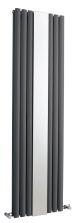 Double Panel Designer Radiator - Hudson Reed HLA79 Anthracite, Anthracite colour ,image 4