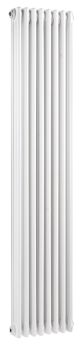 Triple Column Traditional Radiator - Hudson Reed HX312 White, White colour ,image 1