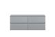 1200 Wall Hung 4 Drawer Unit & Worktop - Hudson Reed URB204W2 Grey, Grey colour ,image 1