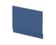 800mm Bath End Panel - Hudson Reed MOF372 Satin Blue, Blue colour ,image 1