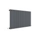 Horizontal Single Panel Radiator 600 x 992 - Hudson Reed HLA56 Anthracite, Anthracite colour ,image 1