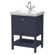 600mm Floor Standing Vanity & Basin 1TH - Hudson Reed BEX325A Blue, Blue colour ,image 1