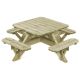 Ambleside 8 Seat Octagonal Wooden Picnic Table - FSC Mix Credit