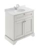 800mm Cabinet & Marble Top (1TH) - Hudson Reed LOF429 Timeless Sand, Grey colour ,image 1