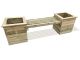 Planter Bench By Churnet Valley, Wood colour ,image 1