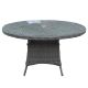 Victoria Round 135 Dia Table, Grey colour ,image 1