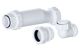 Waste Trap For Furniture Basins - Hudson Reed E323 White, White colour ,image 1