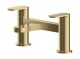 Deck Mounted Bath Filler - Nuie BIN803 Brushed Brass