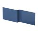 1700mm Square Shower Bath Front Panel - Hudson Reed MOF373 Satin Blue, Blue colour ,image 1