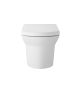 Wall Hung Pan & Seat - Hudson Reed CLT007 Gloss White, White colour ,image 1