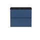600mm Wall Hung 2-Drawer Vanity Unit & Laminate Worktop - Hudson Reed URB304LSB Satin Blue, Blue colour ,image 1