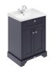 600mm Cabinet & Basin (1TH) - Hudson Reed LOF303 Twilight Blue, Blue colour ,image 1