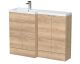 1200mm Left Hand Combination - Hudson Reed CBI3011 Oak