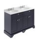 1200mm Cabinet & Double Marble Top (3TH) - Hudson Reed LOF368 Twilight Blue, Blue colour ,image 1