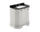 750mm 3-Door Angled Unit & Marble Top 3TH - Hudson Reed LOF415 Timeless Sand, Grey colour ,image 1
