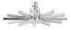 Fixed Head - Hudson Reed A3027 Chrome, Chrome colour ,image 1