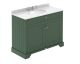 1000mm Cabinet & Marble Top (3TH) - Hudson Reed LOF880 Hunter Green, Green colour ,image 1