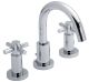 3 Tap Hole Basin Mixer - Hudson Reed TEX337 Chrome, Chrome colour ,image 1