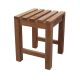 Warwick Wooden Low Garden Stool - Grade A Teak