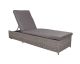 Paris Adjustable Sunlounger, Grey colour ,image 1