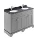 1200mm Cabinet & Double Marble Top (1TH) - Hudson Reed LOF263 Storm Grey, Grey colour ,image 1