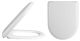 D Shaped Soft Close Toilet Seat - Nuie NTS002 White, White colour ,image 1