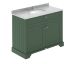 1000mm Cabinet & Marble Top (3TH) - Hudson Reed LOF881 Hunter Green, Green colour ,image 1