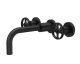 Wall Mounted Basin Mixer - Hudson Reed TIW417 Black, Black colour ,image 1
