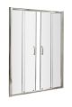 Pacific 1700mm Double Sliding Door - Hudson Reed AQSLD17H3 Chrome ,image 1
