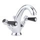 Mono Basin Mixer - Hudson Reed BC405DL Chrome, Black/Chrome colour ,image 1