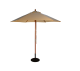 Parasol Wood Pulley 2.5m Natural