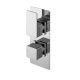 Twin Thermostatic Valve - Nuie WINTW01 Chrome, Chrome colour ,image 1