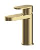 Mono Basin Mixer with Push Button Waste - Nuie BIN805 Brass, Brass colour ,image 1