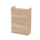 600mm Vanity Unit - Compact - Hudson Reed OFF3007 Oak, Oak colour ,image 1