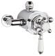 Dual Thermostatic Shower Valve - Nuie A3091E Chrome, Chrome colour ,image 1