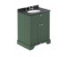 600mm Cabinet & Marble Top (3TH) - Hudson Reed LOF824 Hunter Green, Green colour ,image 1