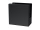 Black Wetroom Foot and Wall Bracket - Hudson Reed WRSF008 Matt Black, Black colour ,image 1