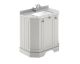 750mm 3-Door Angled Unit & Marble Top 1TH - Hudson Reed LOF416 Timeless Sand, Grey colour ,image 1