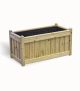Elegant Trough Planter By Churnet Valley, Wood colour ,image 1
