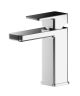 Eco Mono Basin Mixer With Push Button Waste - Nuie WIN305EC Chrome, Chrome colour ,image 1