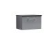 600mm Wall Hung 1 Drawer Vanity & Laminate Top - Nuie ARN2222LSB Grey, Grey colour ,image 1