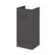 400mm Vanity Unit - Hudson Reed OFF904 Gloss Grey, Grey colour ,image 1