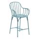 Cellini 1060 x 640 Metal Mid Height Arm Chair - Vintage Light Blue
