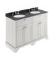 1200mm Cabinet & Double Marble Top (3TH) - Hudson Reed LOF466 Timeless Sand, Grey colour ,image 1
