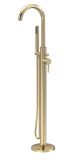 Tec Floor Standing Bath Shower Mixer - Nuie CLX821 Brushed Brass