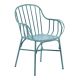 Cellini 860 x 600 Metal Arm Chair - Vintage Light Blue
