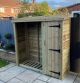Heavy Duty Logstore With Tool Shed 6X6 (Height Ft X Width Ft) By Churnet Valley, Wood colour ,image 1