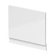Straight End Panel & Plinth (700) - Hudson Reed BPR111 White, White colour ,image 1